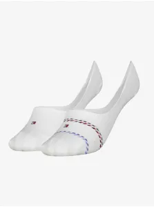 Sada dvoch párov dámskych ponožiek v bielej farbe Tommy Hilfiger Underwear #1068620