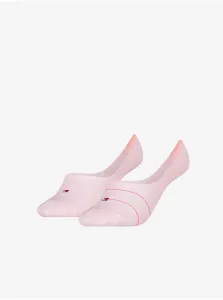 Sada dvoch párov dámskych ponožiek v ružovej farbe Tommy Hilfiger Underwear #1068609