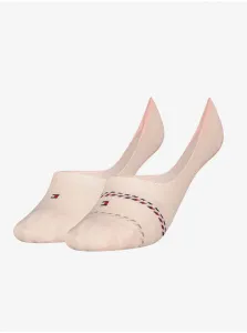 Sada dvoch párov dámskych ponožiek v ružovej farbe Tommy Hilfiger Underwear #1068621