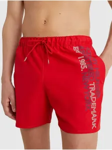Červené pánske plavky Tommy Hilfiger Underwear #5642580