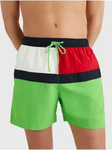 Světle zelené pánské vzorované plavky Tommy Hilfiger Underwear #5450784