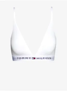 Podprsenka Tommy Hilfiger biela farba, jednofarebný #6851645