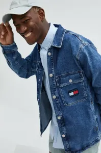 Rifľová bunda Tommy Jeans pánska, prechodná, #247505