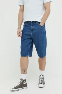 Rifľové krátke nohavice Tommy Jeans pánske #8468790
