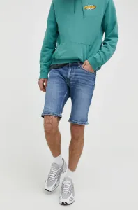 Rifľové krátke nohavice Tommy Jeans Scanton pánske #9021803