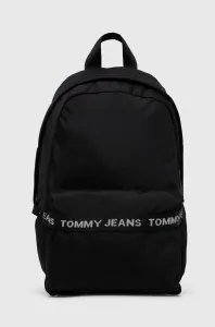 Ruksak Tommy Jeans pánsky, čierna farba, veľký, s potlačou #8657977