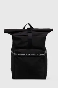 Ruksak Tommy Jeans pánsky, čierna farba, veľký, s potlačou #8658019