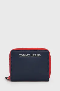 Peňaženka Tommy Jeans dámska, tmavomodrá farba