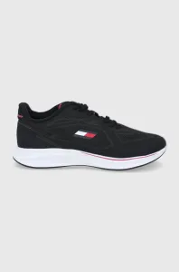 Športové topánky Tommy Sport Sleek čierna farba, #198811