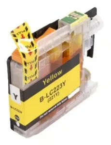 BROTHER LC-221 - kompatibilná cartridge, žltá, 10ml