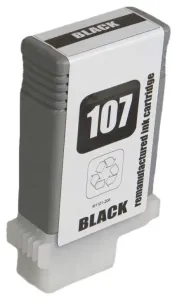 CANON PFI-107 BK - kompatibilná cartridge, čierna, 130ml