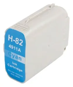 HP C4911AE - kompatibilná cartridge HP 82, azúrová, 69ml