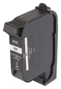 HP C6615NE - kompatibilná cartridge HP 15, čierna, 42ml