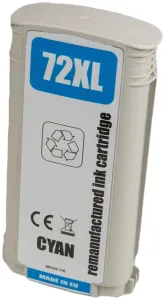 HP C9371A - kompatibilná cartridge HP 72, azúrová, 130ml