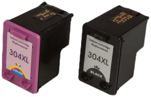 MultiPack HP N9K07AE, N9K08AE - kompatibilná cartridge HP 304-XL, čierna + farebná, 1x18ml/1x20ml