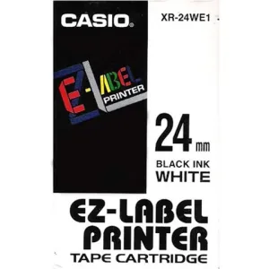 Páska Casio XR-24WE1 (Čierny tlač / biely podklad) (24mm) #4073432