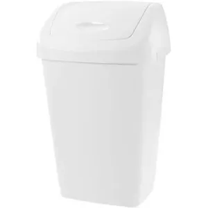 Kinekus Kôš na odpad preklápací 50l, plastový, TONTARELLI, biely #8547888