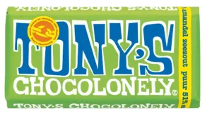 Tony’s Chocolonely Horká čokoláda, mandle a morská soľ 180 g