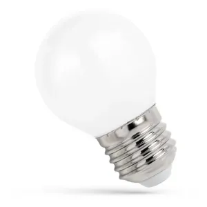 LED žárovka KOULE 4W E27 COG MILKY teplá bílá