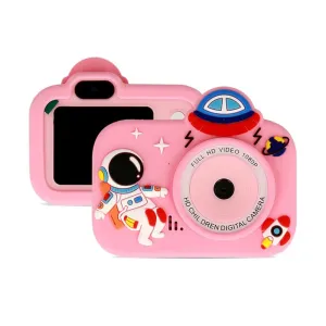 Top Fotoaparát a kamera pre deti Y8 Astronaut, ružový