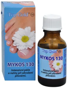 TOP GOLD Mykos 130 silná starostlivosť o nechty pri ohrození plesňami 1x20 ml