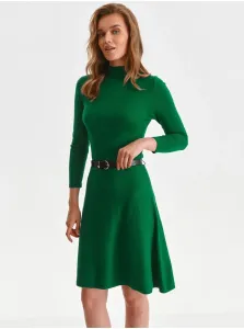 Mikinové a svetrové šaty pre ženy TOP SECRET - zelená #4889113