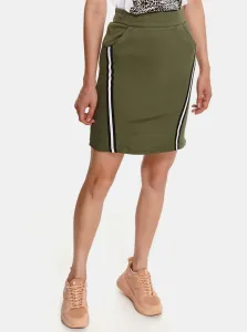 Zelená púzdrová sukňa s pásom TOP SECRET #735992