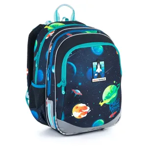 Školská taška s vesmírom Topgal ELLY 21015