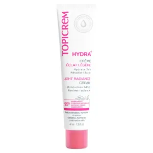 Topicrem HYDRA+ Light Moisturizing Radiance Cream 40 ml denný pleťový krém na všetky typy pleti; na normálnu pleť; na dehydratovanu pleť
