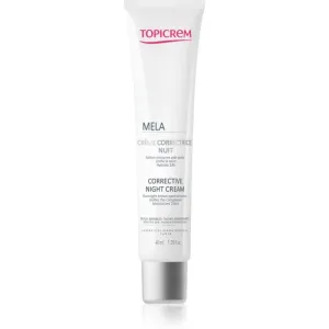 Topicrem Mela Corrective Night Cream 40 ml nočný pleťový krém pre ženy na pigmentové škvrny