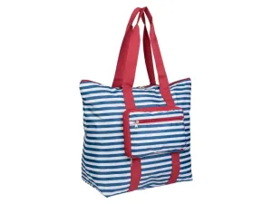 TOPMOVE® Skladací ruksak/Skladacia taška (nákupná taška, pruhy)