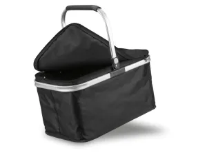 TOPMOVE® Nákupný košík s hliníkovým rámom, 26 l (čierna)
