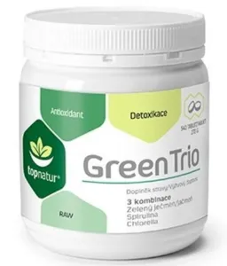 topnatur GREEN TRIO tbl (spirulina, chlorella, zelený jačmeň) 1x540 ks
