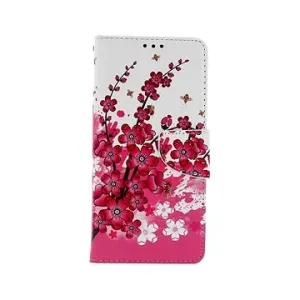 TopQ Xiaomi Redmi Note 10 Pro knižkové Kvety textil 58038