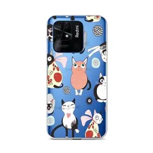 TopQ Kryt Xiaomi Redmi 10C Cats 2 76108