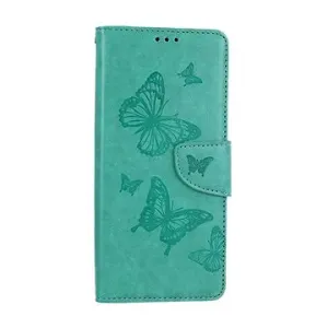 TopQ Pouzdro Xiaomi Redmi 12C knížkové Butterfly zelené 113206