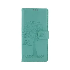 TopQ Xiaomi Redmi Note 9 Pro knižkový Zelený strom sovičky 50740