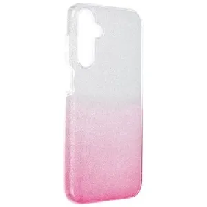 TopQ Kryt Samsung A15 glitter strieborno-ružový 116281
