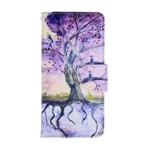 TopQ Pouzdro Samsung A34 knížkové Kresba stromu 112615