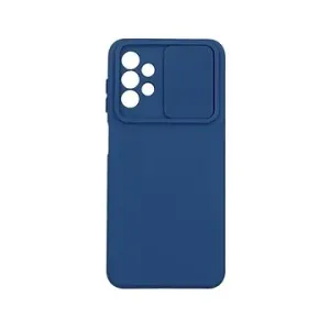 TopQ Kryt Camshield Soft Samsung A13 tmavo modrý 84505