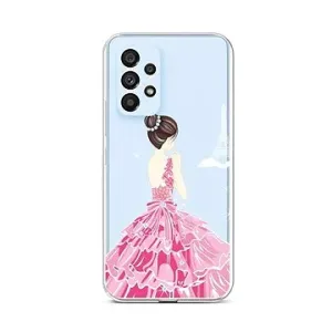 TopQ Kryt Samsung A53 5G silikón Pink Princess 72348