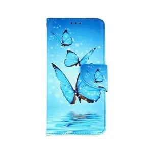 TopQ Puzdro Samsung A53 5G knižkové Modré motýliky 73618