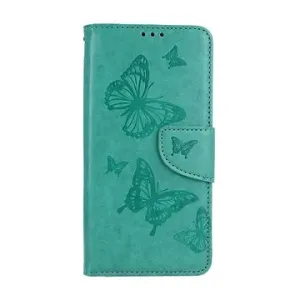TopQ Puzdro Samsung A54 5G knižkové Butterfly zelené 111889