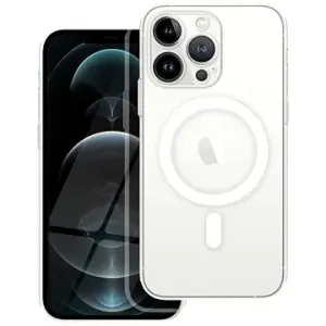 TopQ Kryt Clear Magnetic iPhone 12 Pro pevný priehľadný 109612