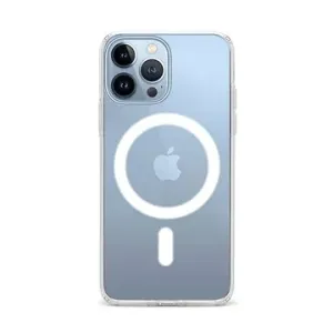 TopQ Kryt Clear Magnetic iPhone 13 Pro Max pevný priehľadný 76149