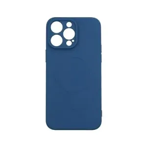 TopQ Kryt iPhone 14 Pro Max s MagSafe tmavo modrý 85090