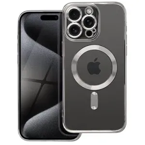 TopQ Kryt Electro iPhone 15 Pro Max MagSafe s titánovým rámikom 115613