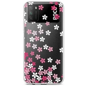 TopQ Xiaomi Poco M3 silikón Pink Blossom 60640