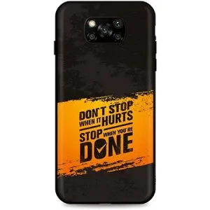TopQ Xiaomi Poco X3 silikón Don´t Stop 60879