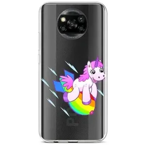 TopQ Xiaomi Poco X3 silikón Flying Unicorn 60861